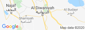 Ad Diwaniyah map